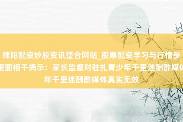 绵阳配资炒股资讯整合网站_股票配资学习与行情参考 Meta 里面相干揭示：家长监督对驻扎青少年千里迷酬酢媒体真实无效