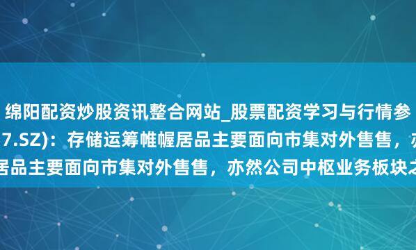 绵阳配资炒股资讯整合网站_股票配资学习与行情参考 协创数据(300857.SZ)：存储运筹帷幄居品主要面向市集对外售售，亦然公司中枢业务板块之一
