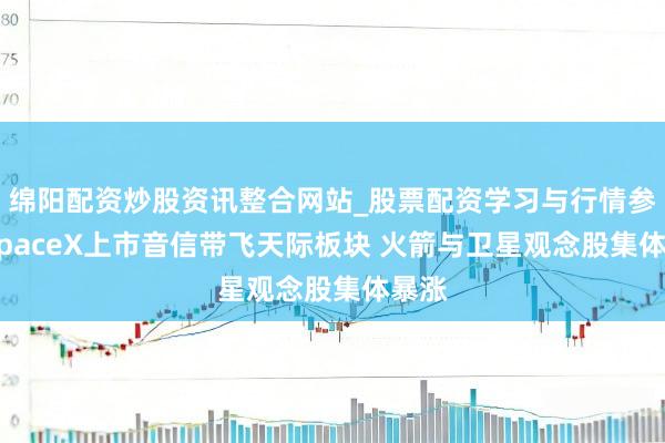 绵阳配资炒股资讯整合网站_股票配资学习与行情参考 SpaceX上市音信带飞天际板块 火箭与卫星观念股集体暴涨